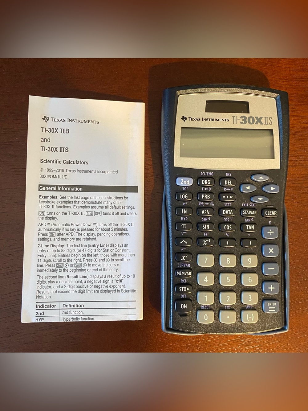 Texas Instruments TI-30XIIS Scientific Calculator Packaging White Black - Picture 4 of 8